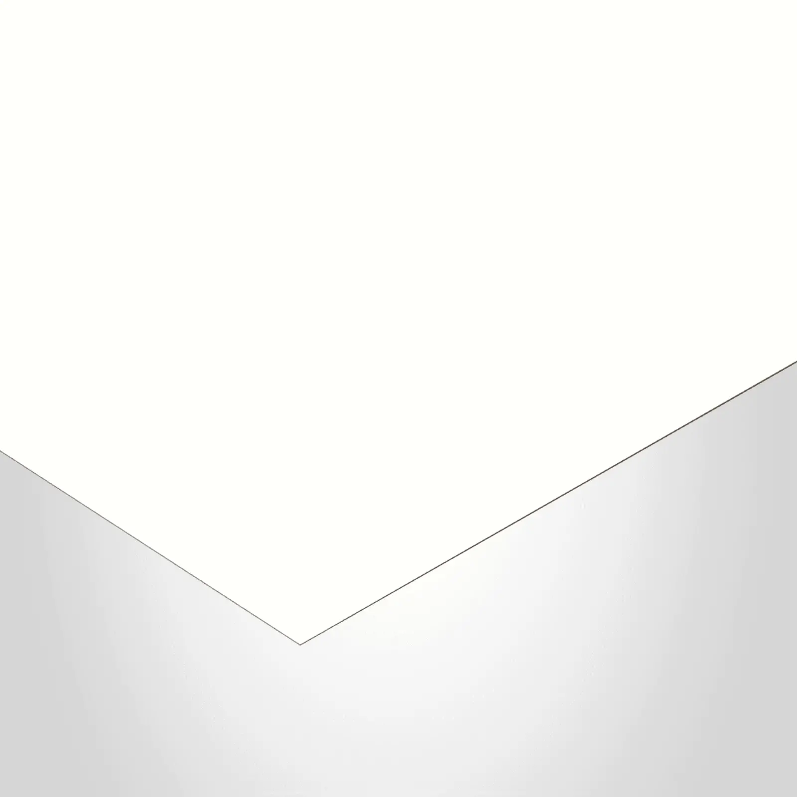 EGGER Laminate, W1100 Alpine White, PerfectSense® - PT-Premium TopMatt finish, 1/32" x 51.5" x 110.25". 751524.