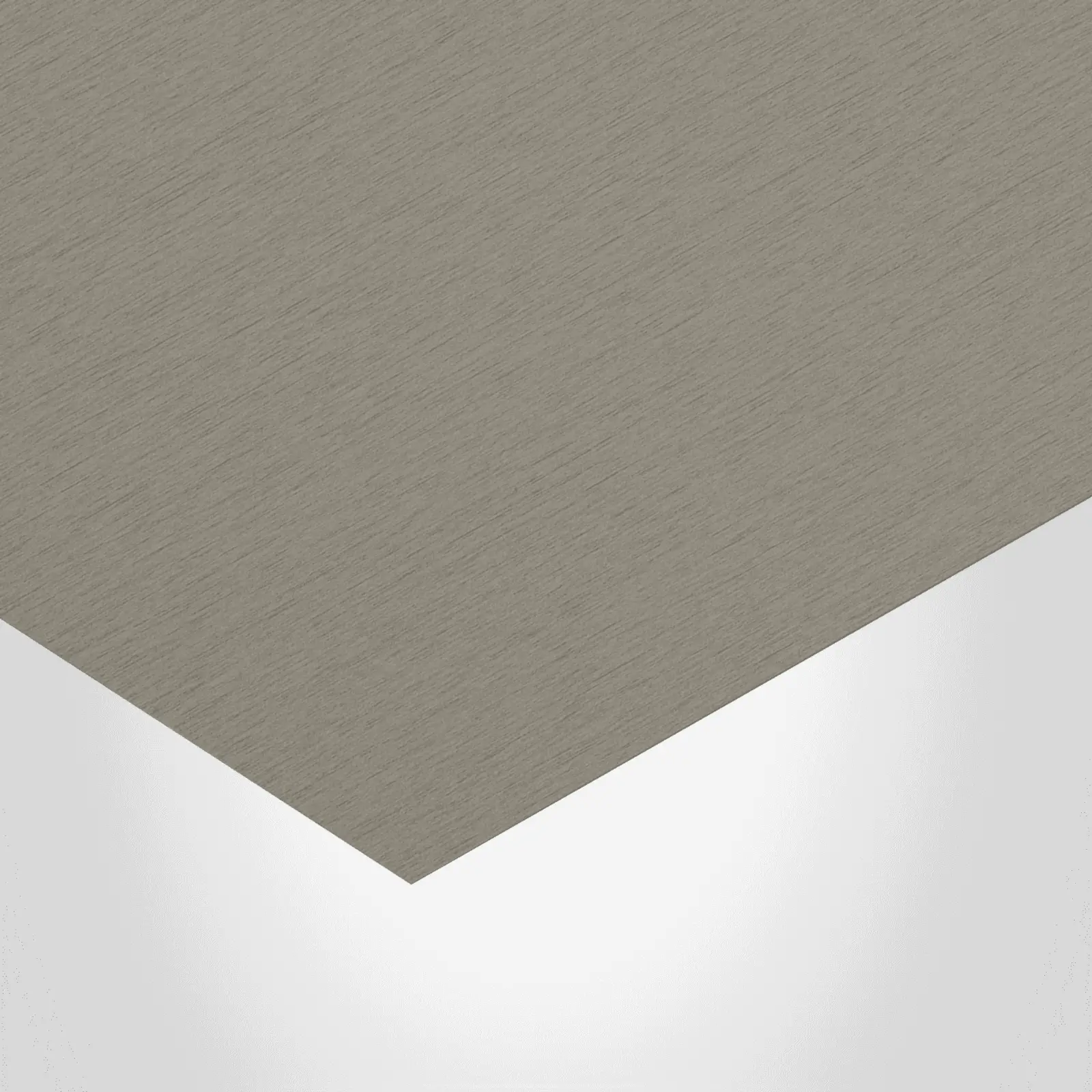 Tafisa® Laminate, T474 Brushed Aluminum, CR-Crystalite finish, Prelude® collection, 1/32" x 48" x 96". 751998.