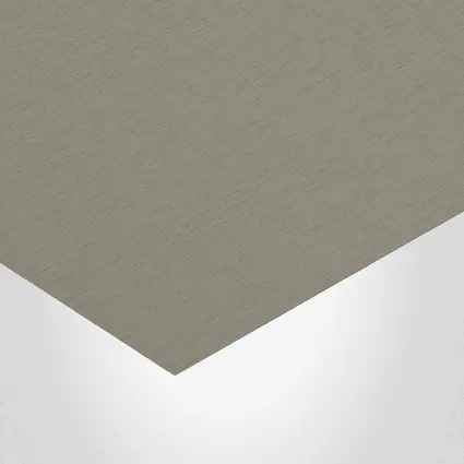 Tafisa® Laminate, T474 Brushed Aluminum, CR-Crystalite finish, Prelude® collection, 1/32" x 48" x 96". 751998.