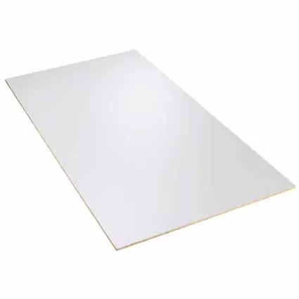 Panneau Rigide, Eucaboard Blanc 1/8" x 48" x 96". 530147.