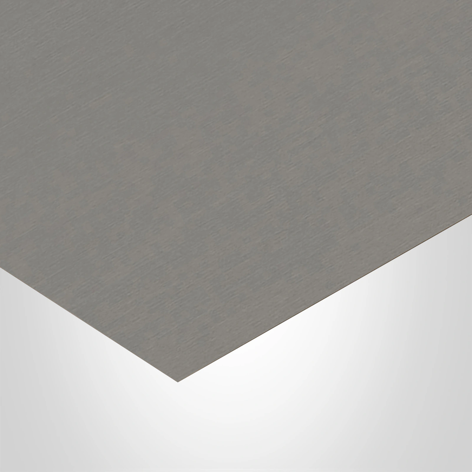 Formica® Laminate, 9319 Stainless, 58-Matte finish, Grade S6 (Thickness 0.500", with Black Core), 48" x 96". 508522.