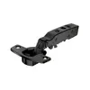 Hinge Sensys 8645i Black, with integrated silent system, with integrated silent system,  with screw-on, TB42 cup, with 110° opening angle. 465331.