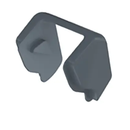 Opening Angle Limiter for Sensys wide Angle Hinges, Limitation 165°, Anthracite finish,