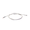 Câble multiconducteur AWG16, 2 brins. Conducteurs en cuivre nu torsadés. Isolant: PVC blanc semi-rigide riser FT4. 300 vDC. Longueur 0.3m, 1 pied.. 830295.