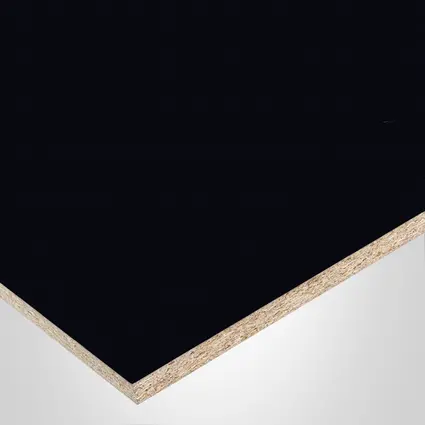 Panneau EGGER, Eurodekor U999 Noir, collection Décorative, fini ST14 (Smoothtouch Sand) 2Côtés, avec centre de Particule (PC), 3/4" x 61" x 109"