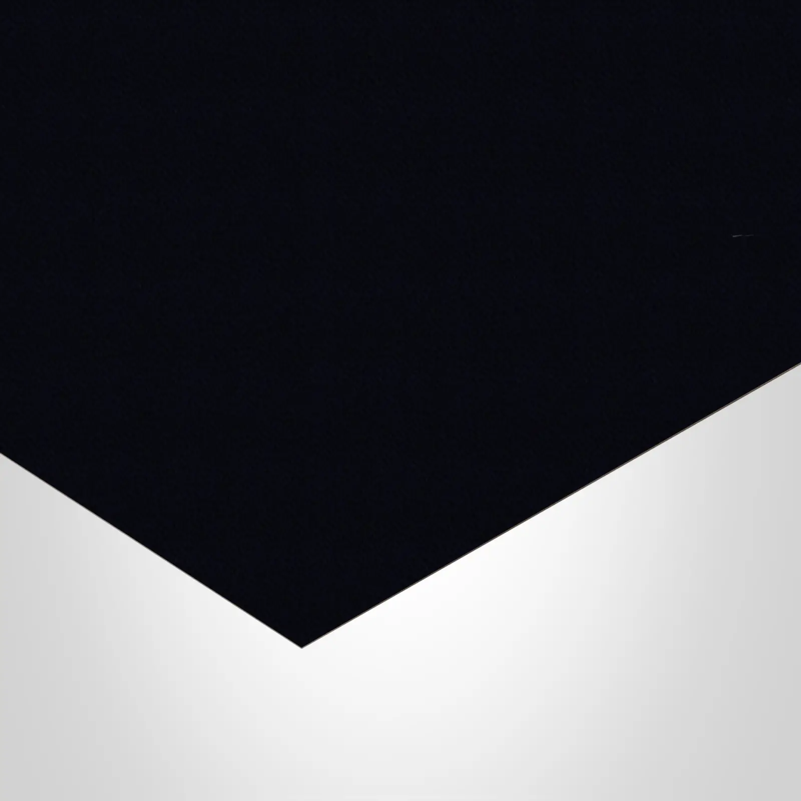 EGGER Laminate, U999 Black, ST2-SmoothTouch Pearl finish, 1/32" x 51.5" x 110.25". 752129.