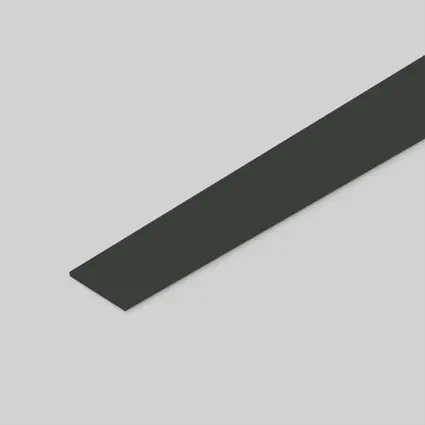 PVC Edge Banding, Uniboard®, 123 Charcoal, Calico (CA) finish, Teknaform SLV296, 0.018" x 15/16" x 600'