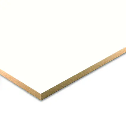 EGGER Panel, PerfectSense® Premium Matt W1100 Alpine White, ST9(Smoothtouch Matt) / PM(Premium Matt) finish, PerfectSense® collection, with MDF core, 19mm x 40-1/2" x 110-1/4"