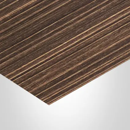 RAUVISIO Ingrain™ Laminate, 1831 Bourbon Teak, 0.5mm x 49" x 121". 752509.