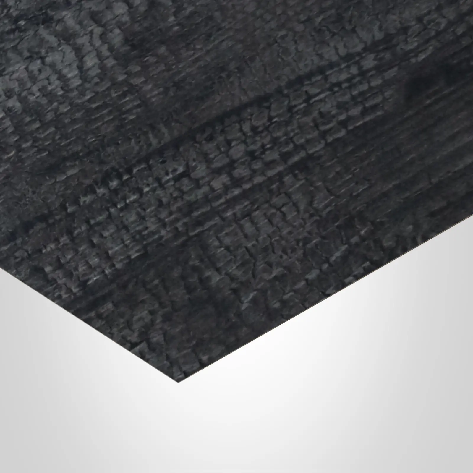 RAUVISIO Ingrain™ Laminate, 1960 Charred Ebony, 0.5mm x 49" x 121". 752510.