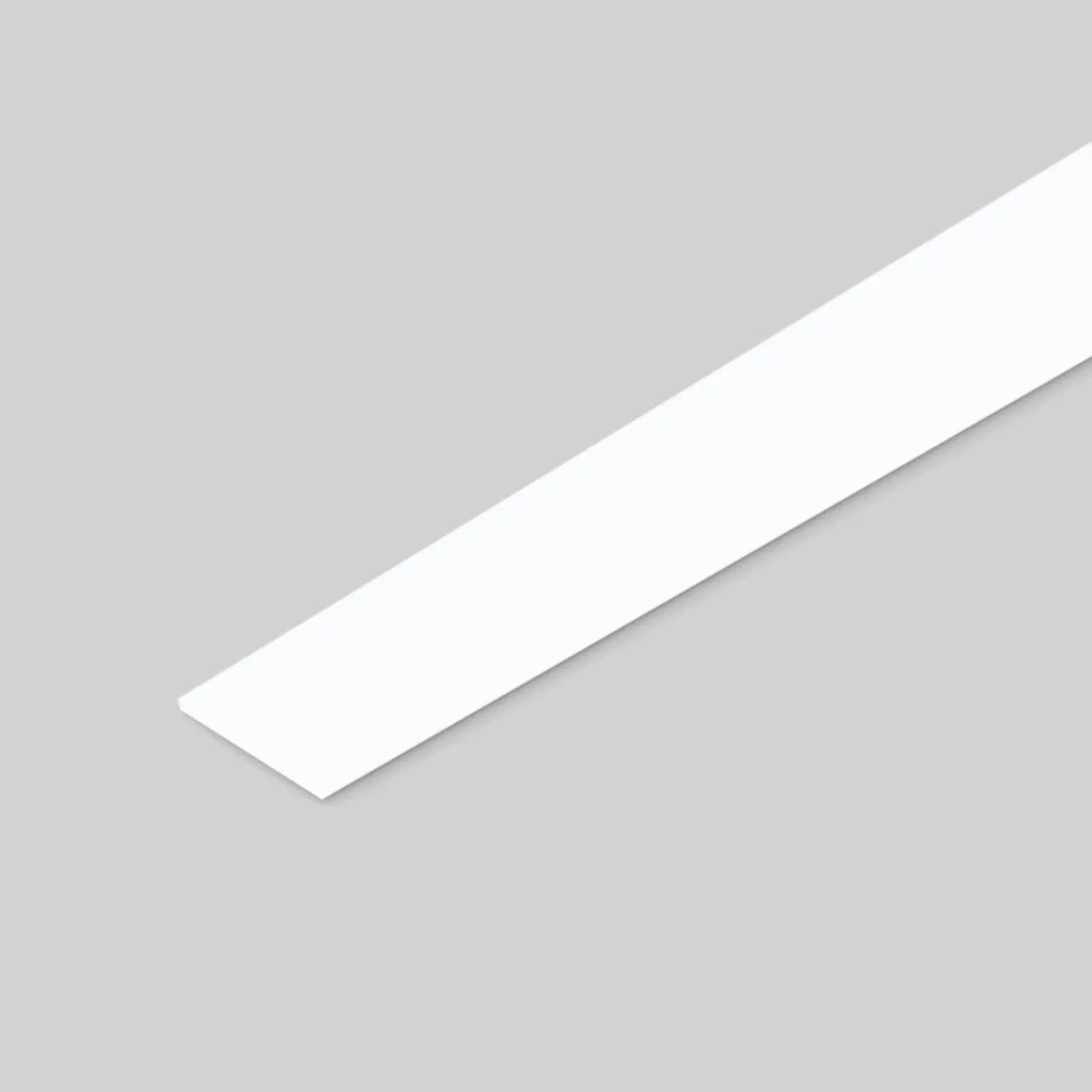 ABS Edge Banding, RAUVISIO brillant, 5000B Bianco, Mirror Gloss finish, REHAU 959491-252, 1mm x 23mm x 328'. 806736.