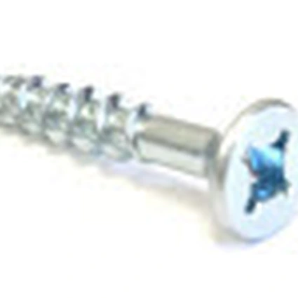 Robertson, Screw Flat Head, Recex, Steel Zinc Plated finish, #8 x 3/4", 15 000 unit per pack