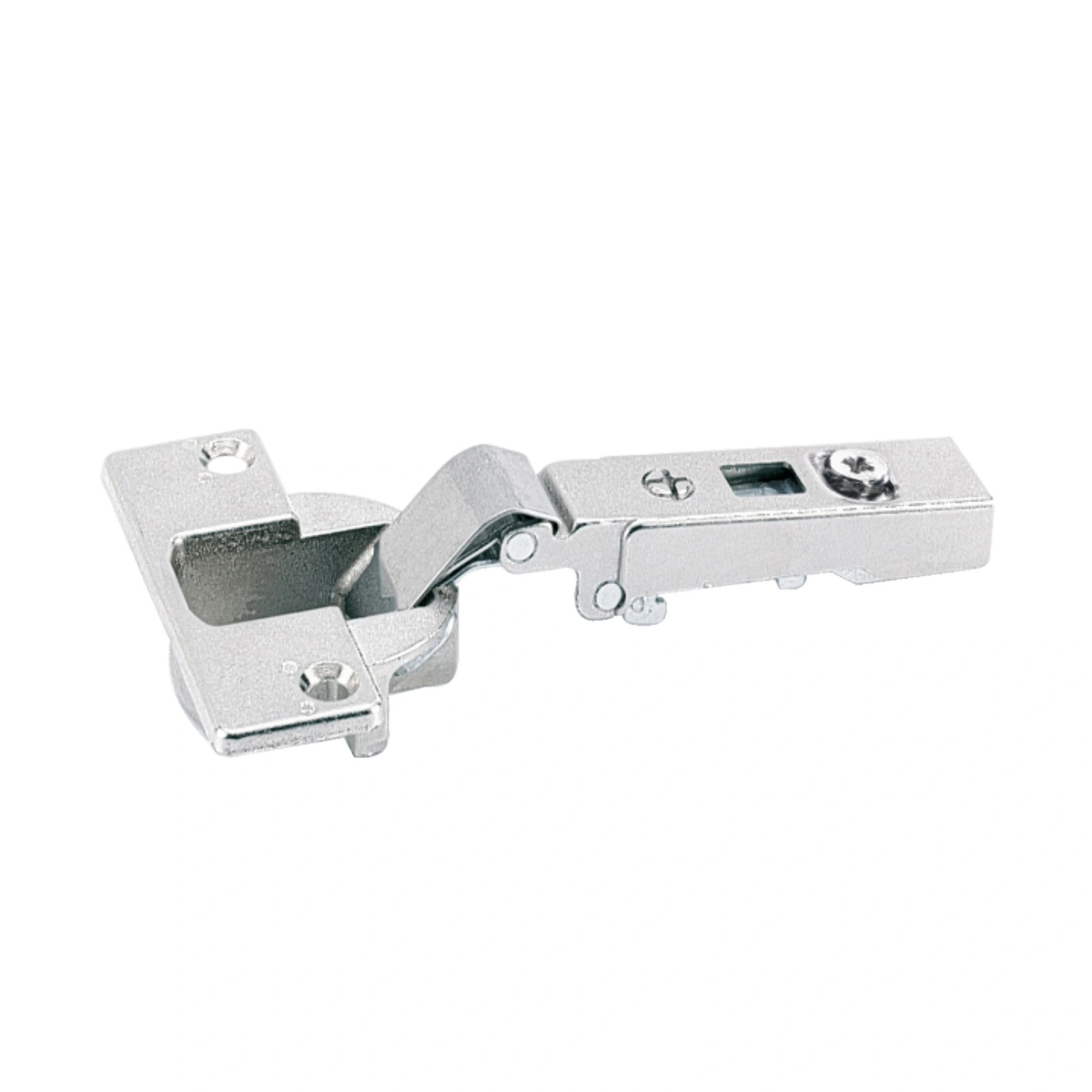 Hinge Intermat 9935, with self closing feature, without integrated silent system, Full overlay, with screw-on, TH22 cup, with 95° opening angle. 463776.