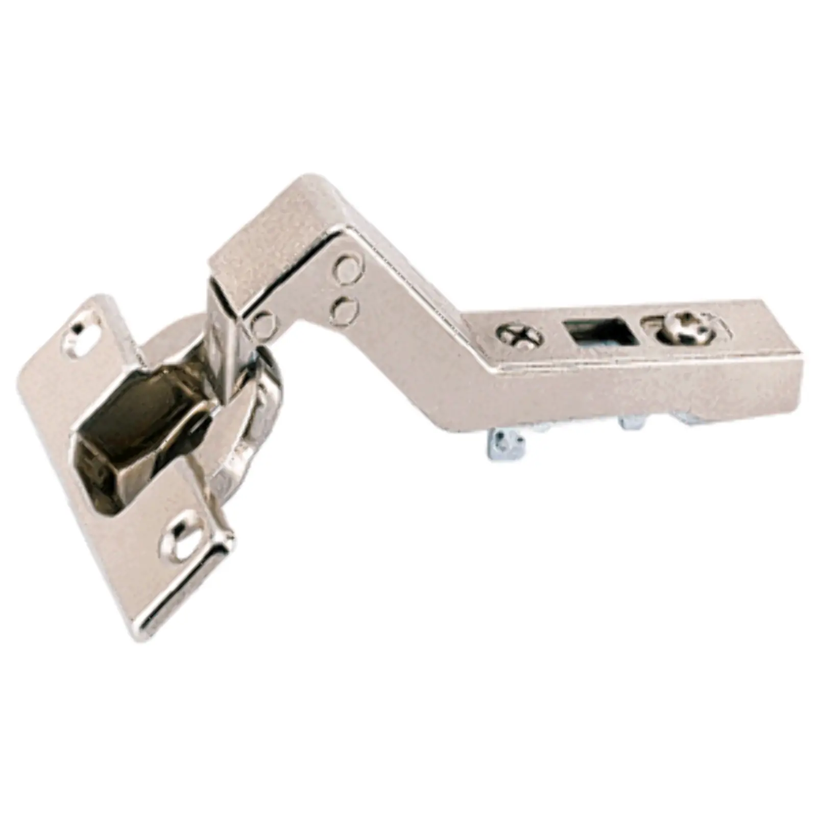 Hinge Intermat 9936 W45, with self closing feature, without integrated silent system, Half overlay, with press-in, TB43 cup, with 95° opening angle. 461860.