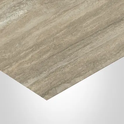 Formica Laminate, 9917FX Hazelnut Travertine, 11 (Satin Touch) finish, Grade 20 (Thickness 0.027", VGP), 60" x 144"