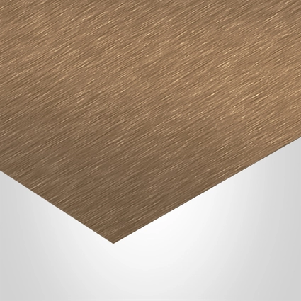 Formica Laminate, M9410 Brushed Coin, 99 (DécoMétal) finish, Grade 85 (Thickness 0.040"), 48" x 120"