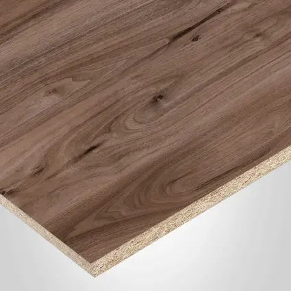 STEVENSWOOD® Panel, W66 Dark Walnut, VF-Veneer finish 2Sides, Timber collection, with Particle core (PC), 5/8" x 61" x 97"