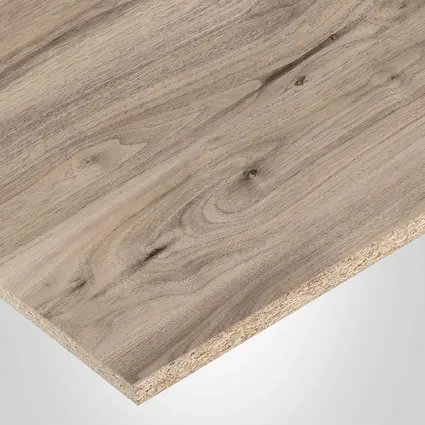 STEVENSWOOD® Panel, W42 Bleached Walnut, VF-Veneer finish 2Sides, Timber collection, with Particle core (PC), 5/8" x 61" x 97"