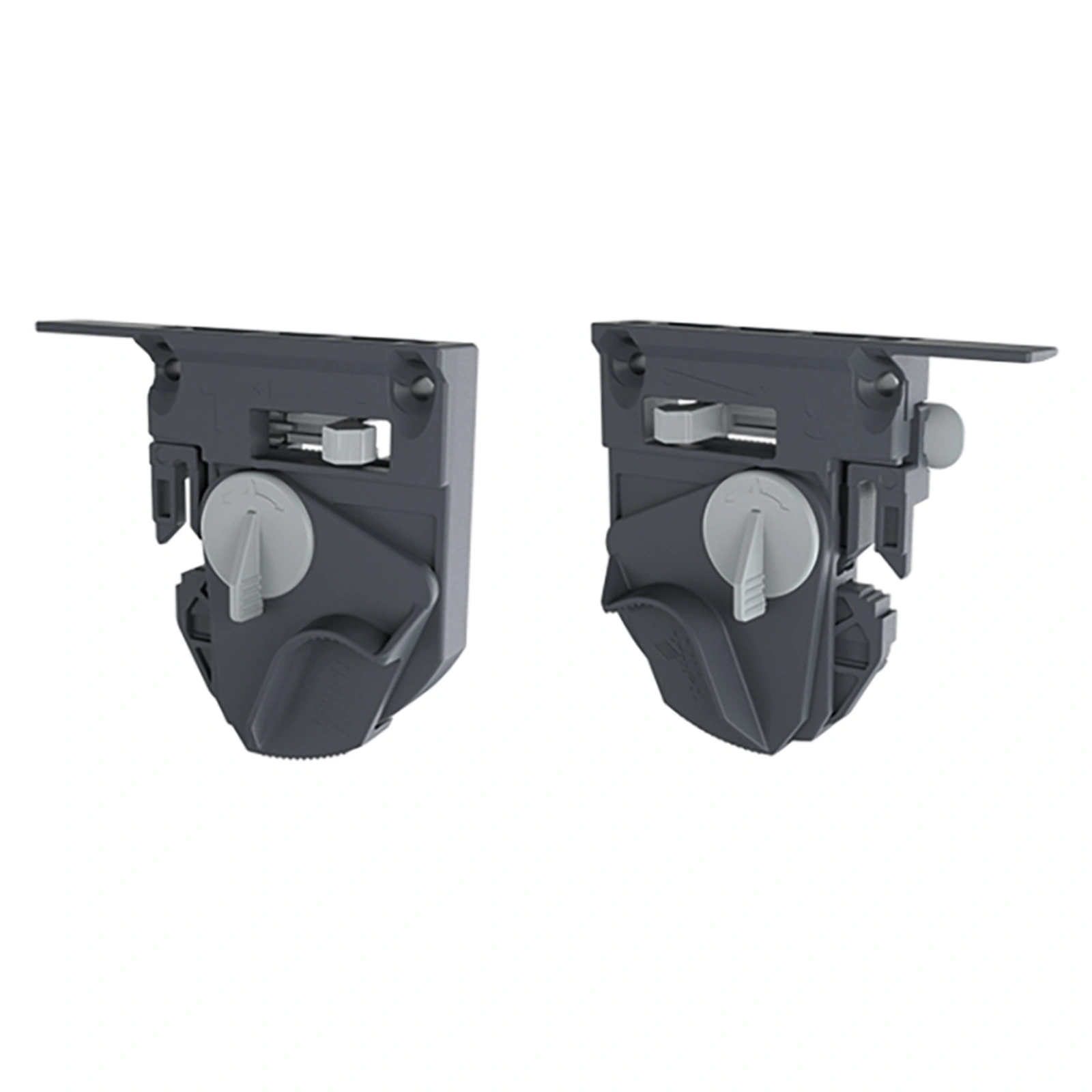 Accessories Slides, Front Catch Quadro 4D V6, Right, Plastic. 465444.