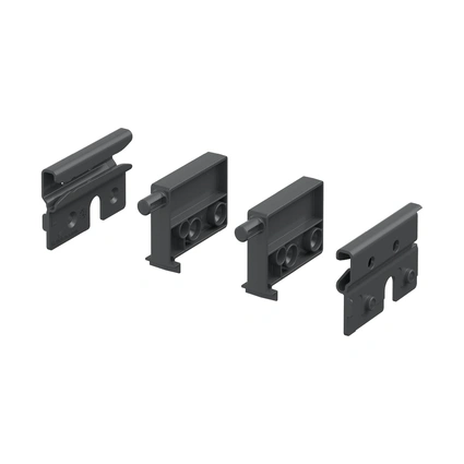 Accessories Slides, Kit Pull-Out Shelf Locating Catch, Anthracite. 465457.
