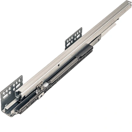 Slides, Unilux (35kg), Full Extension with integrated Soft Close, Left, Lenght 450mm. 450143.