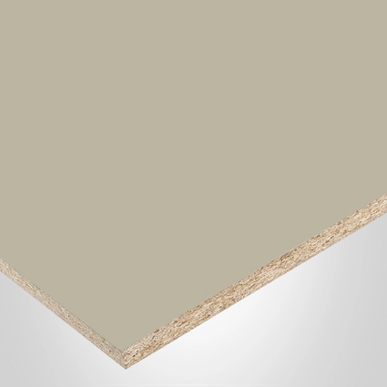 Uniboard® panel, L19 Putty, SM-Supermat finish 2Sides, Origins® collection, with Particle core (PC), 5/8" x 61" x 109"