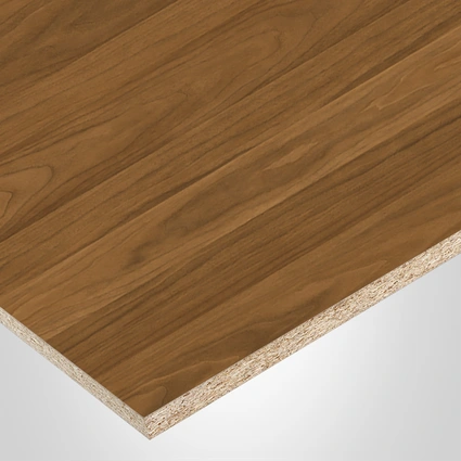 STEVENSWOOD® Panel, W80 Jordan Itabri, ME37-Meredosia finish 2Sides, Walnut (EIR) collection, with Particle core (PC), 5/8" x 61" x 109"