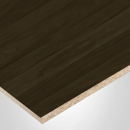 STEVENSWOOD® Panel, W77 Nove Itabri, ME37-Meredosia finish 2Sides, Walnut (EIR) collection, with Particle core (PC), 5/8" x 61" x 109"