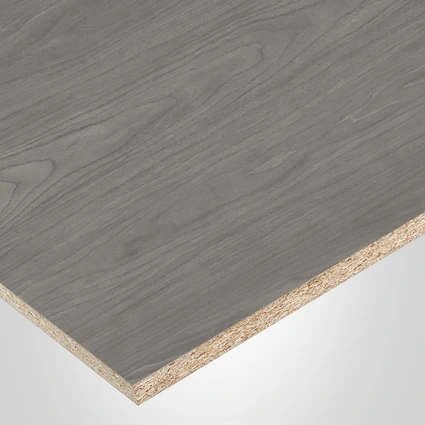 STEVENSWOOD® Panel, W13 Opus Walnut, ME37-Meredosia finish 2Sides, Walnut (EIR) collection, with Particle core (PC), 5/8" x 61" x 109"