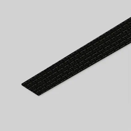 ABS Edge Banding, SM'art®, 3190 Nero, Reverso finish, 1mm x 23mm x 328'